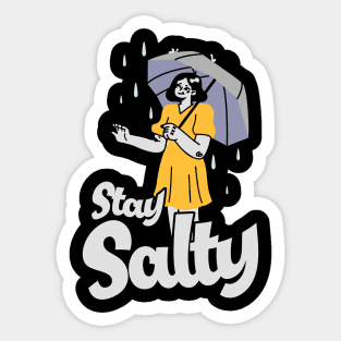 stay-salty Sticker